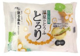 温泉のとうふとろり　わさびタレ