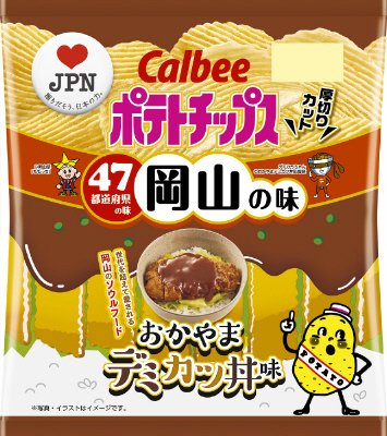 ポテトチップスおかやまデミカツ丼味