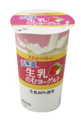 北海道生乳のむヨーグルト ストロベリー