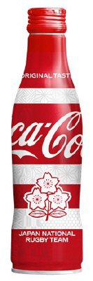 コカ･コーラ　ラグビ－デザイン