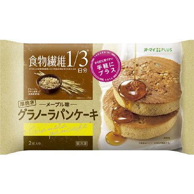 食物繊維１／３日分　厚焼きグラノーラパンケーキ