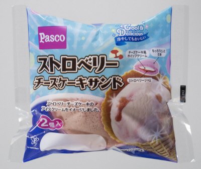 ストロベリーチーズケーキサンド