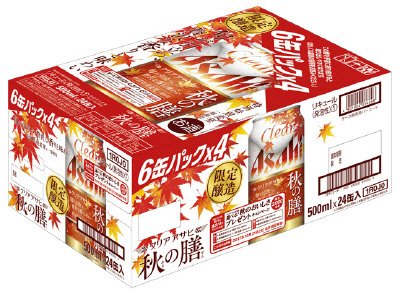 クリアアサヒ　秋の膳　缶５００ｍｌ×６×４