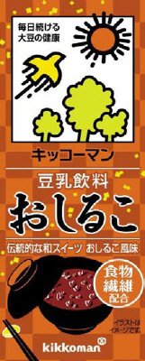 豆乳飲料　おしるこ　ケース