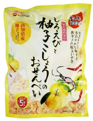 柚子こしょうのおせんべい