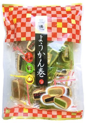 三色ようかん巻