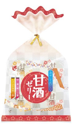 ５個甘酒ゼリー　（巾着）