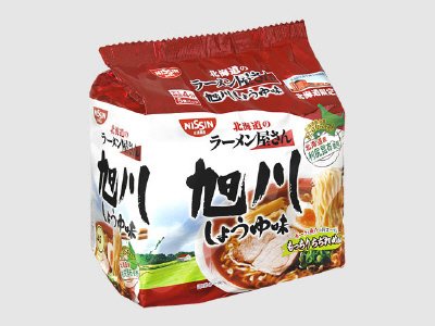 日清北海道のラーメン屋さん　旭川しょうゆ味（北海道限定）５食パック