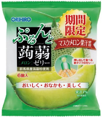 ぷるんと蒟蒻ゼリーパウチ　メロン