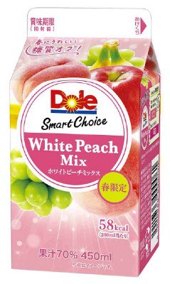 ＤｏｌｅR　Ｓｍａｒｔ　Ｃｈｏｉｃｅ　Ｗｈｉｔｅ　Ｐｅａｃｈ　Ｍｉｘ