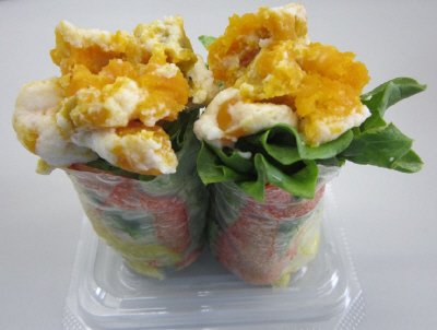 野菜たっぷり生春巻　パンプキンサラダ添え