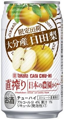 ＴａＫａＲａＣＡＮＣＨＵ－ＨＩ「直搾り」日本の農園から〈大分産日田梨〉３５０ＭＬケース