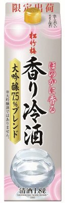 松竹梅「香り冷酒」１．８Ｌ紙パック