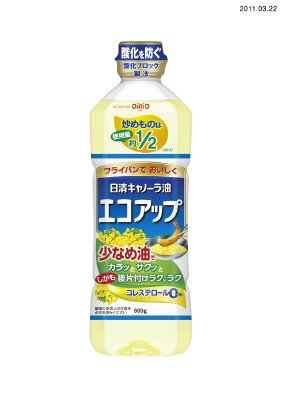 日清キャノーラ油エコアップ　６００ｇＰＥＴ