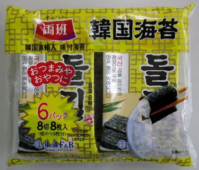 韓国海苔６Ｐ