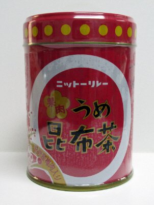果肉うめ昆布茶60ｇ缶