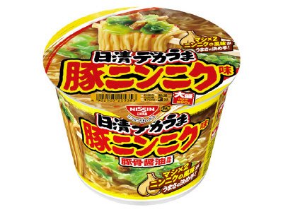 日清デカうま　豚ニンニク味
