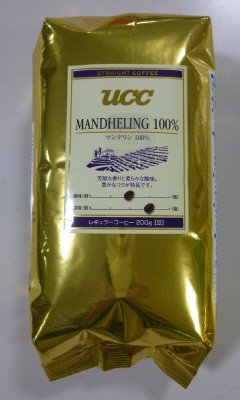 ＵＣＣ　マンデリン１００％（Ａ）豆