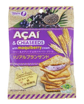 シリアルブランサンド　アサイー＆チアシードwithマキベリー