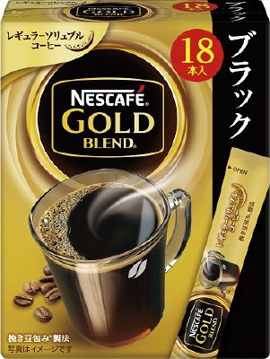 ネスカフェ　ゴールドブレンド　スティック　ブラック　１８Ｐ