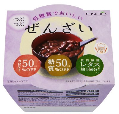 低糖質でおいしいつぶつぶぜんざい