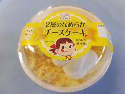 ２層のなめらかチーズケーキ