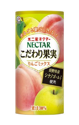 不二家ネクターこだわり果実りんごミックス