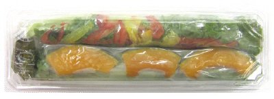 緑黄色野菜の恵方生春巻　ジェノベーゼ添え