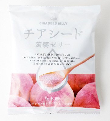 チアシード蒟蒻ゼリー　もも味