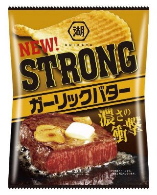 KOIKEYA　STRONGポテトチップスガーリックバター