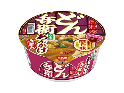 日清のどん兵衛　恋七味付き　京風あんかけうどん