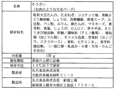 ごちソイ　大豆バーグてりやきソース