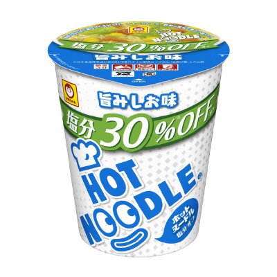 ホットヌードル　塩分オフ　旨みしお味
