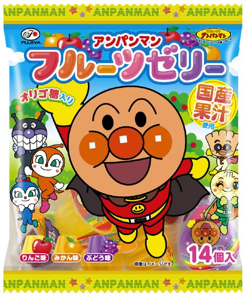 アンパンマンフルーツゼリー