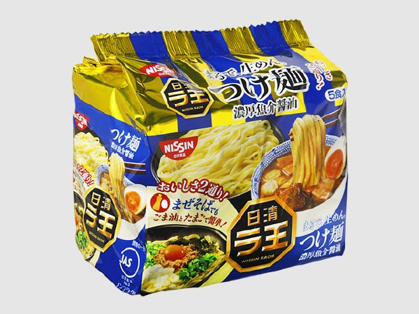 日清ラ王　つけ麺　濃厚魚介醤油　５食パック