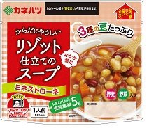 からだにやさしい　リゾット仕立てのスープ　ミネストローネ