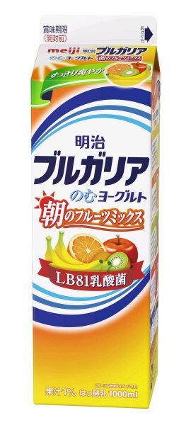 明治ブルガリアのむヨーグルト朝のフルーツミックス