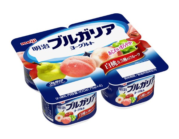 明治ブルガリアヨーグルト　白桃＆3種のフルーツ