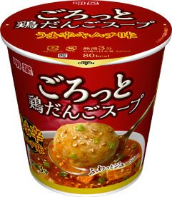 ごろっと鶏だんごスープ　うま辛キムチ味