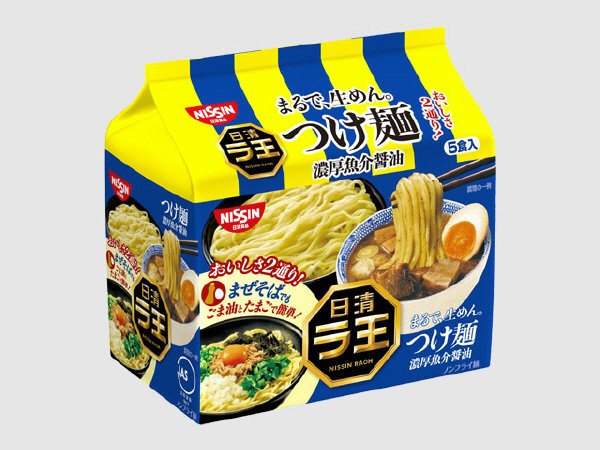 日清ラ王　つけ麺　濃厚魚介醤油　５食パック