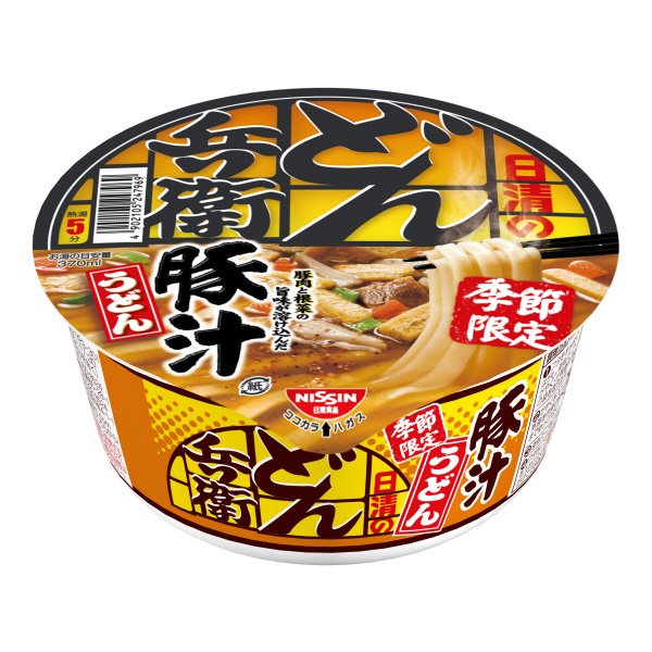 日清のどん兵衛豚汁うどん