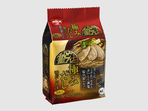 日清のどん兵衛　極みだし　鴨だしそば　３食パック