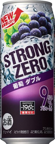 チューハイ－１９６℃ストロングゼロ＜葡萄ダブル＞