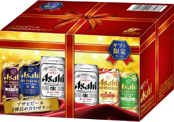 アサヒビール５種詰め合わせセット