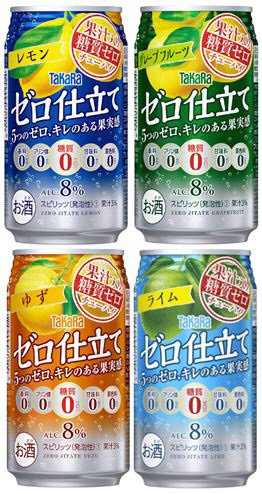 TaKaRa果汁入り糖質ゼロチューハイ「ゼロ仕立て」４種１２缶アソートセット／コープきんき