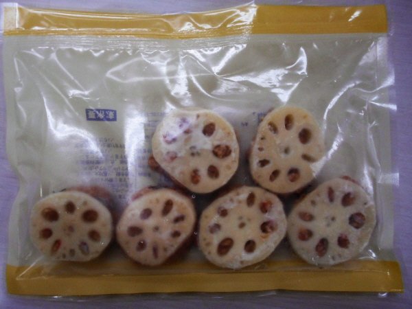 国産豚肉で作ったレンコン肉詰め