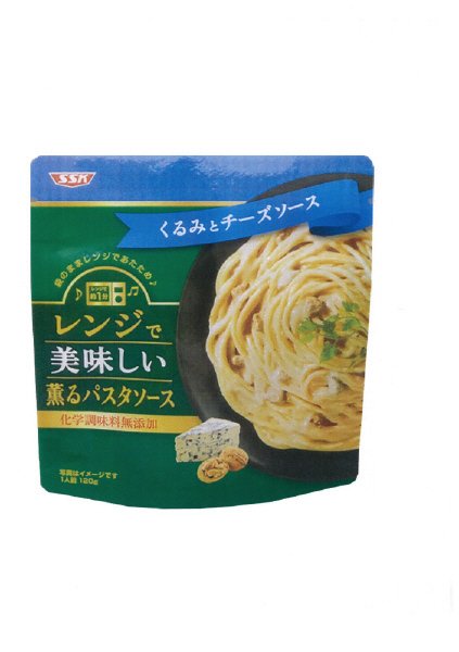 レンジで美味しい　薫るパスタソース　くるみとチーズソース
