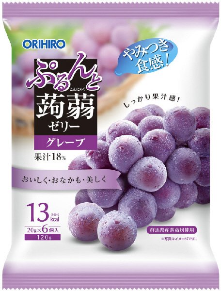 ぷるんと蒟蒻ゼリーパウチ　グレープ
