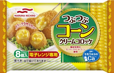 つぶつぶコーンクリームコロッケＡ　１７６ｇ（８個）／１２×４