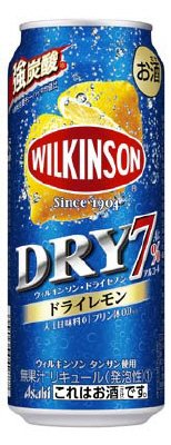 ウィルキンソン・ドライセブン　ドライレモン缶５００ｍｌ